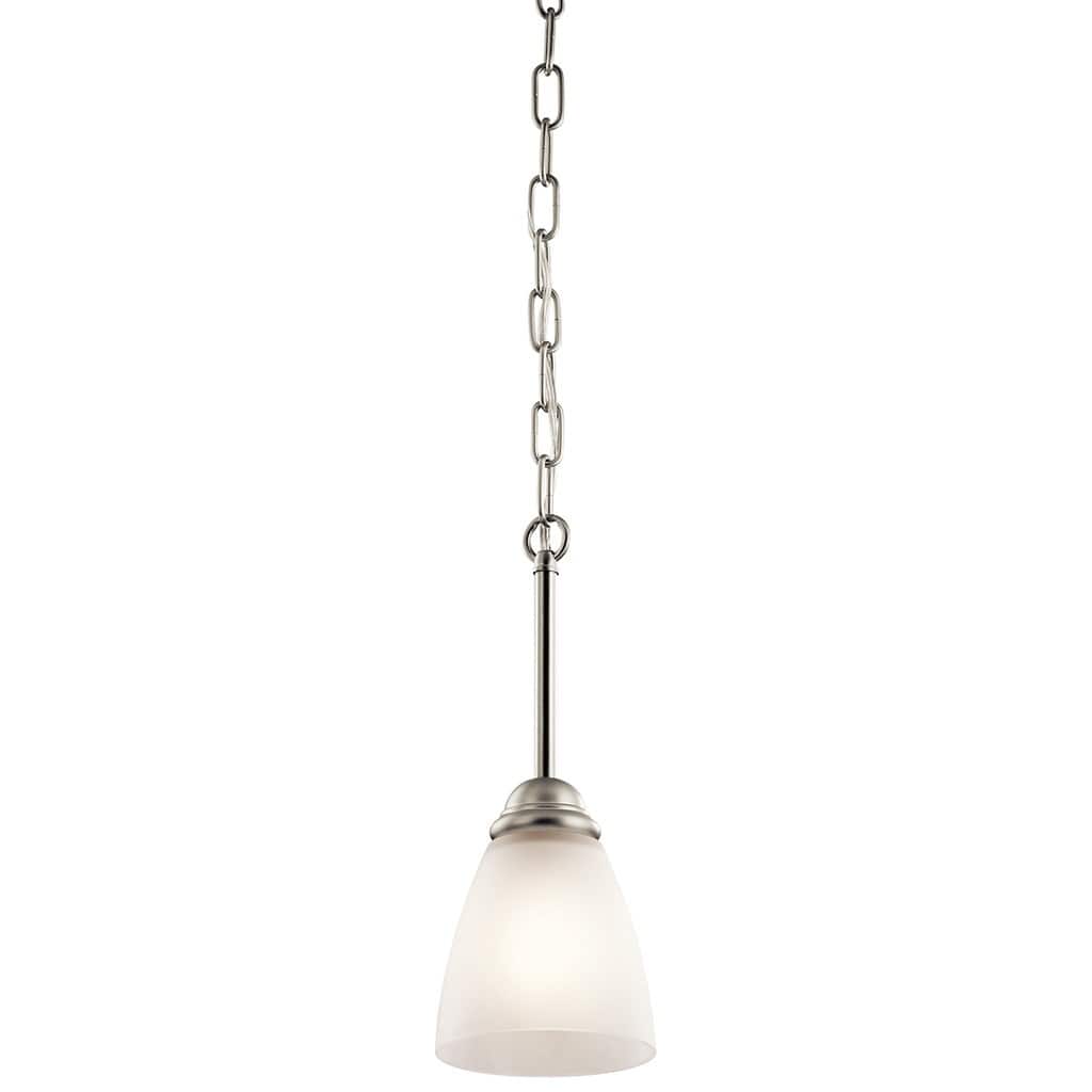 Kichler Lighting Jolie Collection 1-light Brushed Nickel Mini Pendant