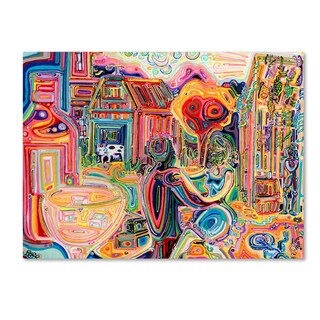 Josh Byer 'The Cow Sees Everything' Canvas Art - Bed Bath & Beyond ...