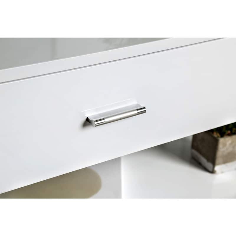 Leden Contemporary 47-inch Wood 1-Shelf Sofa Table by Furniture of America