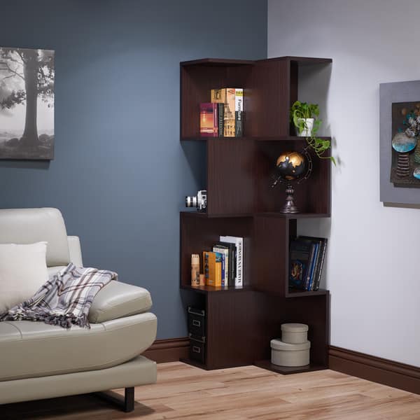 Shop Furniture of America Henley Contemporary Alternating 12shelf