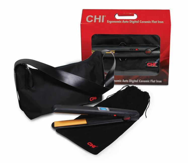 CHI Ergonomic Auto Digital Ceramic 1 inch Hairstyling Iron   