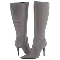 Charles David Delish Grey Leather Boots  