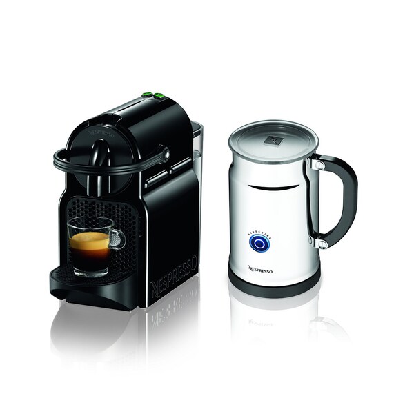 Nespresso inissia shop and aeroccino plus