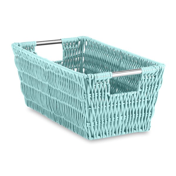 Whitmor Rattique Small Shelf Storage Tote
