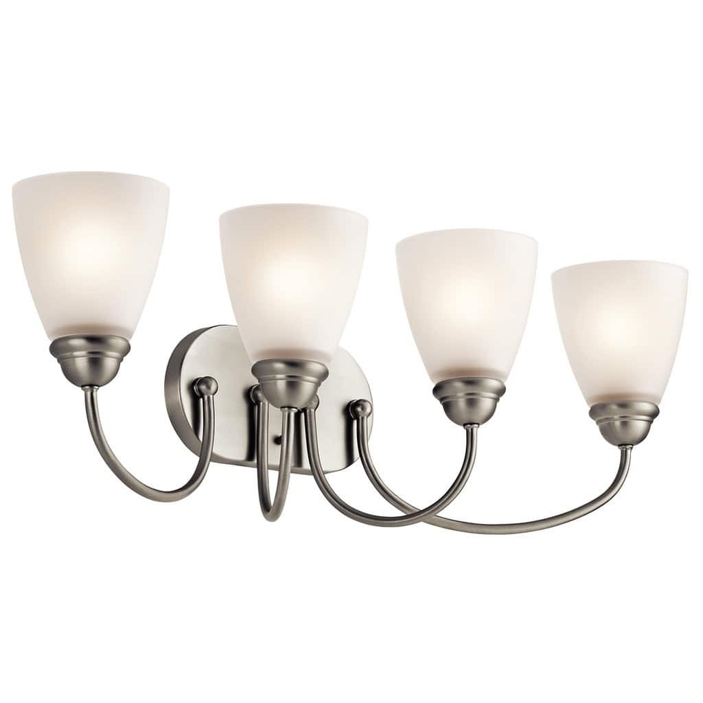 Kichler Lighting Jolie Collection 4-light Brushed Nickel Bath/Vanity Light - Brushed nickel