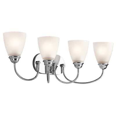 Kichler Lighting Jolie Collection 4-light Chrome Bath/Vanity Light