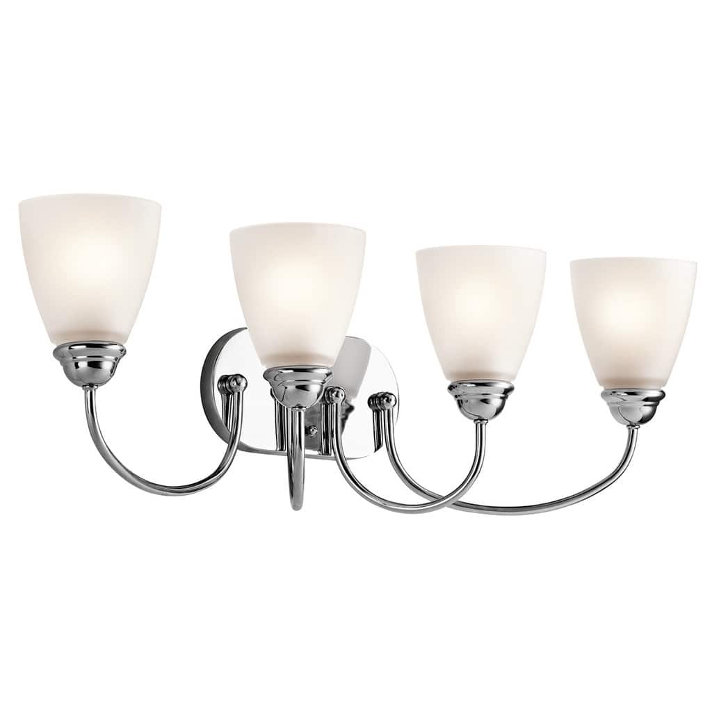 Kichler Lighting Jolie Collection 4-light Chrome Bath/Vanity Light