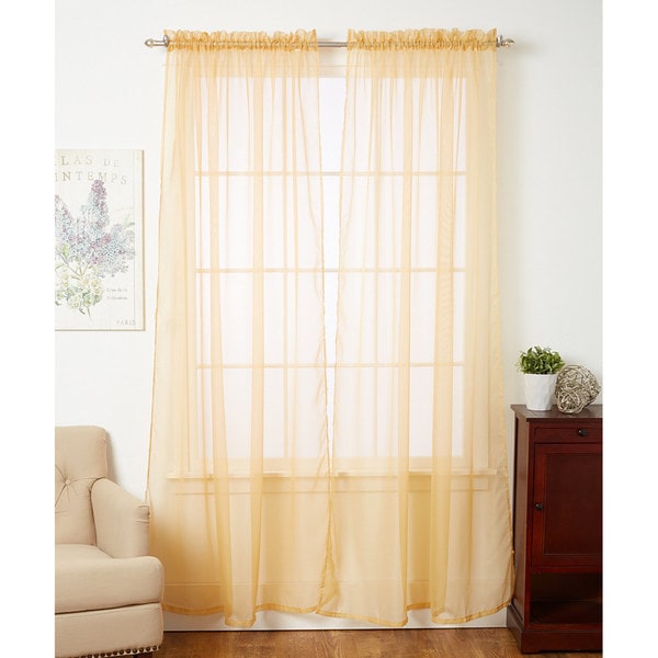 voile window curtains