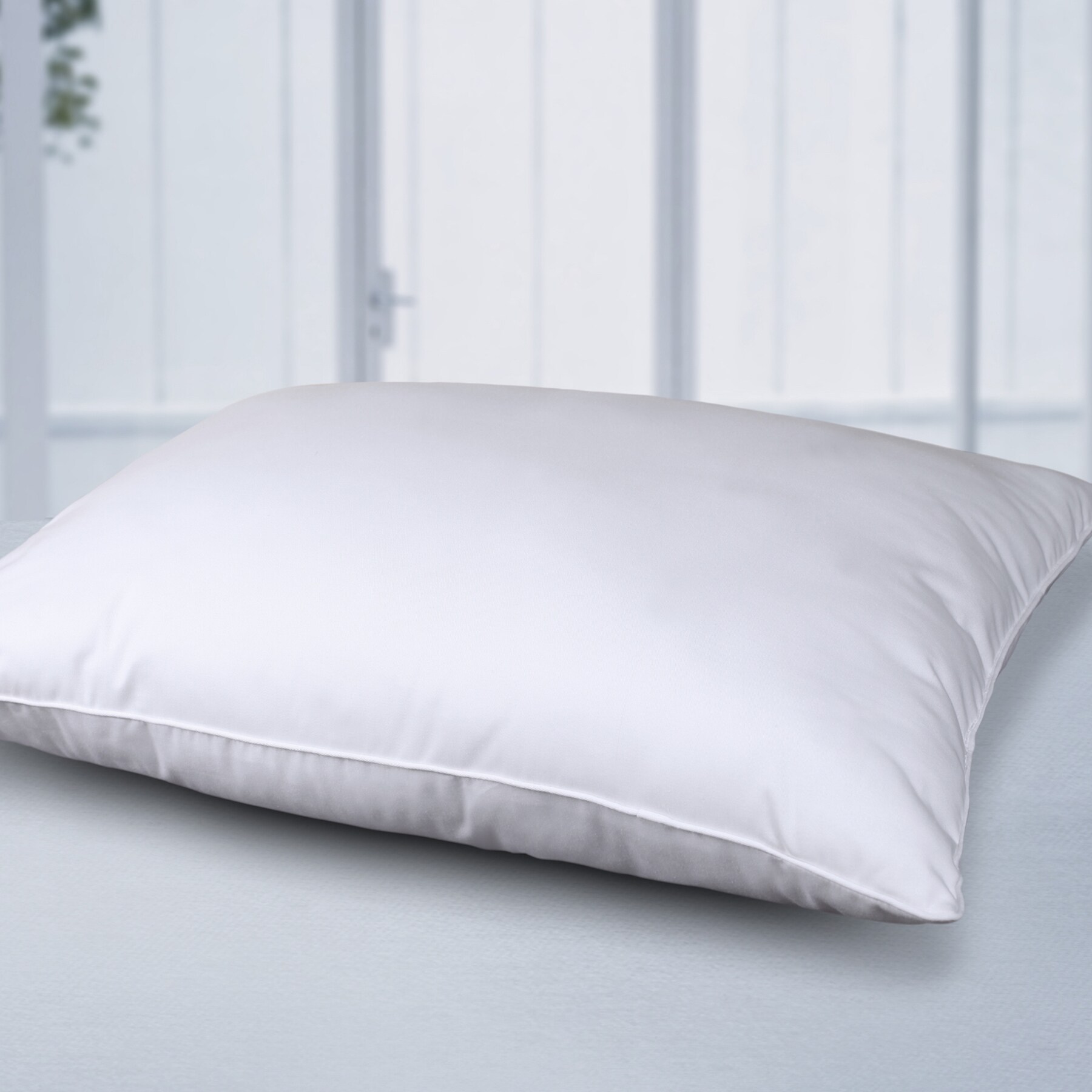 Shop Cottonlux 500 Thread Count Feather Core And Cotton Filled Bed