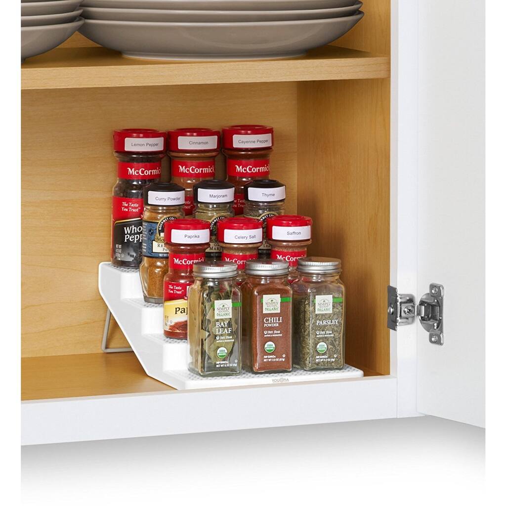 YouCopia SpiceSteps 4-Tier 12-bottle Cabinet Spice Rack Organizer
