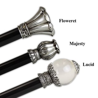 Ordained Two-tone Collection Double Curtain Rod 1" choose from 3 finials&5sizes 