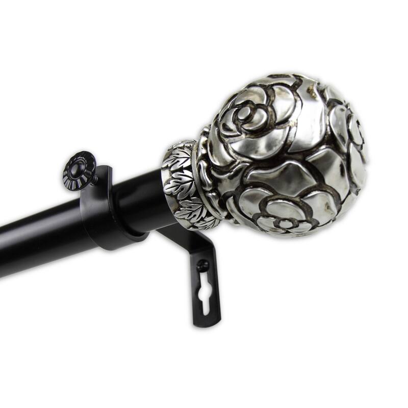 InStyleDesign 1" Two Tone Royalty Collection Curtain Rod