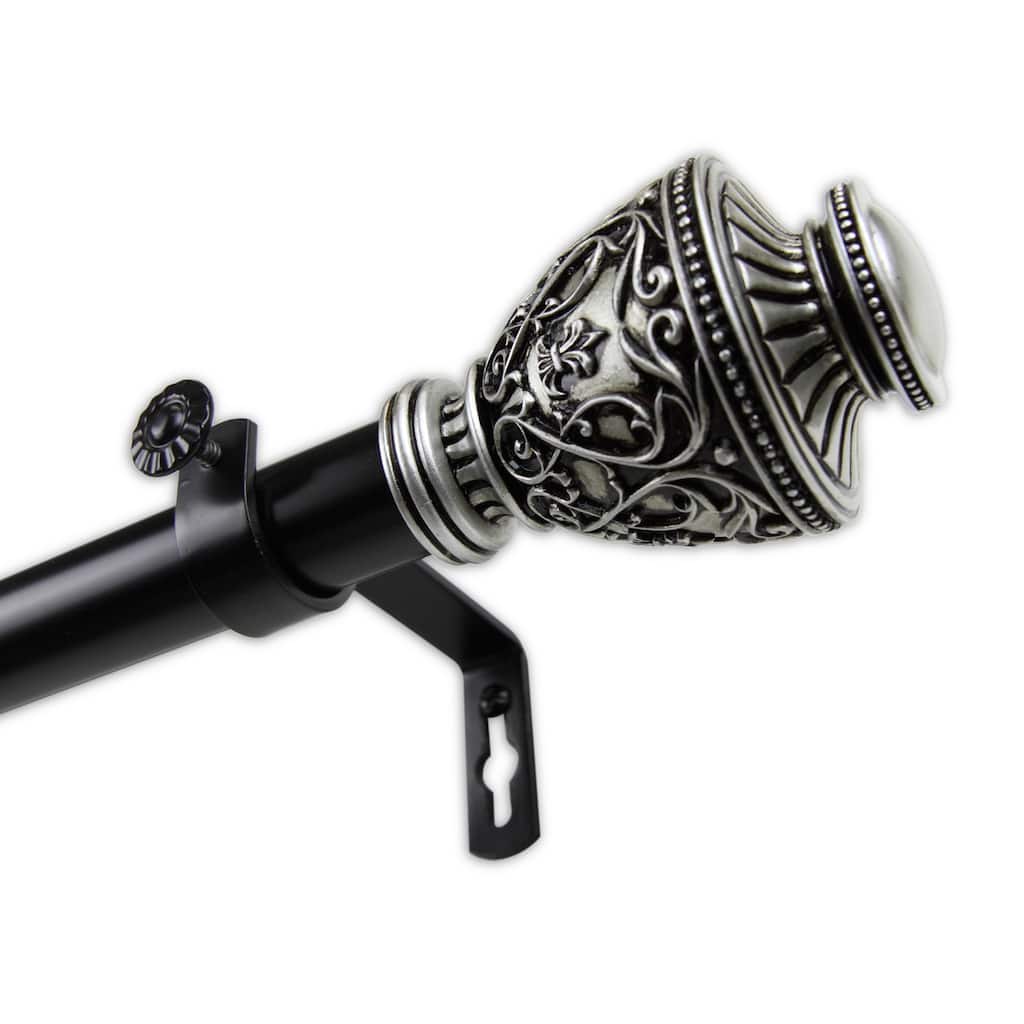 InStyleDesign 1" Two Tone Royalty Collection Curtain Rod