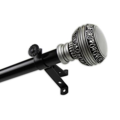InStyleDesign 13/16" Two Tone Ornate Collection Curtain Rod