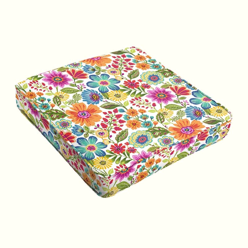 Galliford Multi Floral Indoor/ Outdoor Corded Cushion