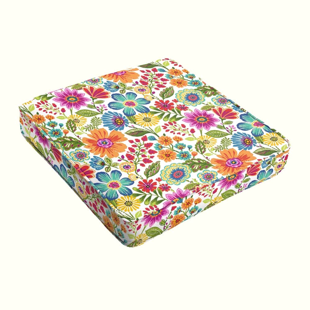 Galliford Multi Floral Indoor/ Outdoor Corded Cushion