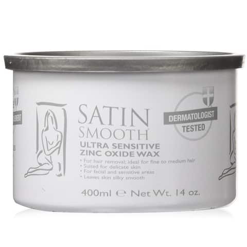 Satin Smooth 14-ounce Zinc Oxide Pot Wax