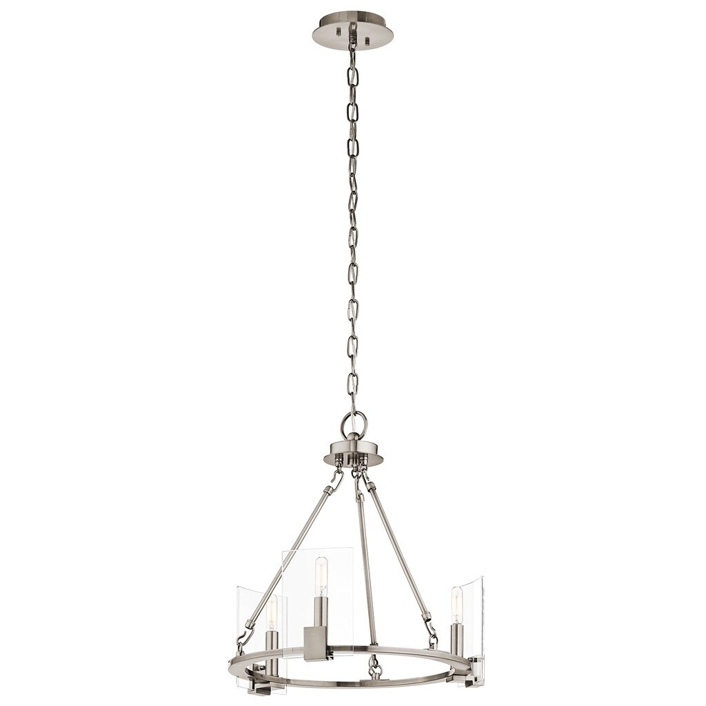 Kichler Signata Classic Pewter Transitional Clear Glass Linear Kitchen Island Light Kichler Signata Classic Pewter Transitional Clear Glass Linear Kitchen Island Light