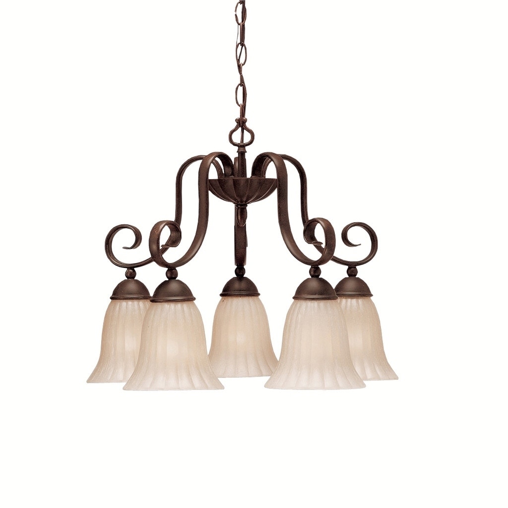 Kichler Lighting Willowmore Collection 5-light Tannery Bronze Chandelier - Chandeliers For Bedrooms by Overstock.com