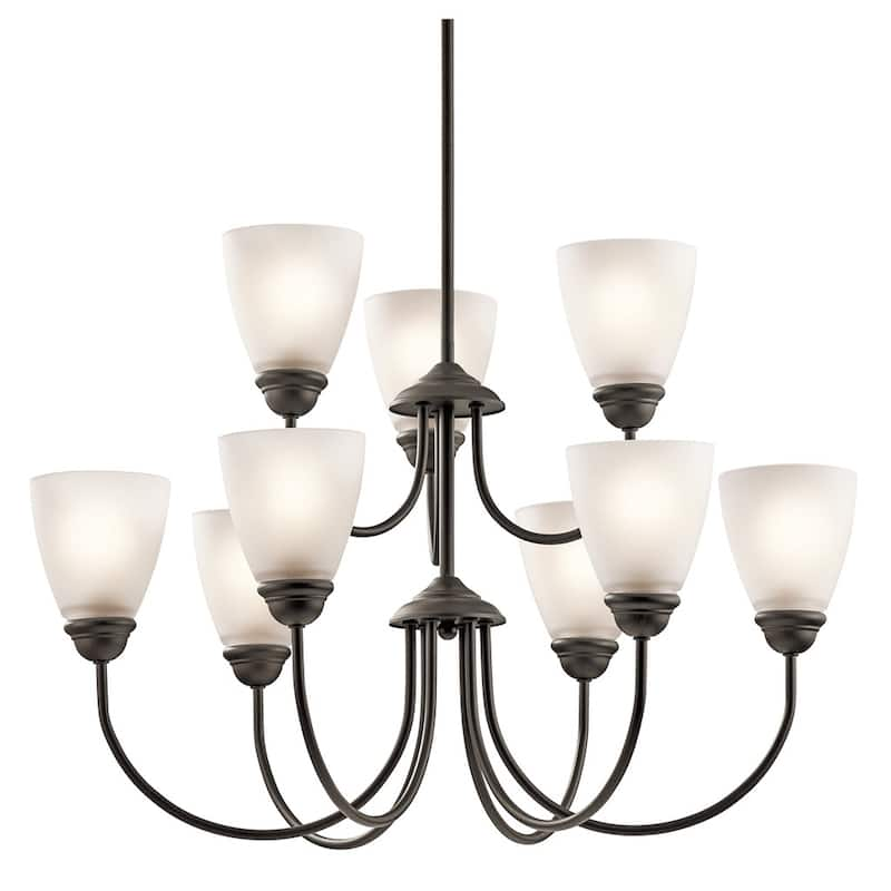 Kichler Lighting Jolie Collection 9-light Olde Bronze Chandelier - Olde Bronze