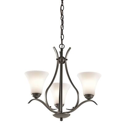 Kichler Lighting Keiran 3-light Olde Bronze Chandelier