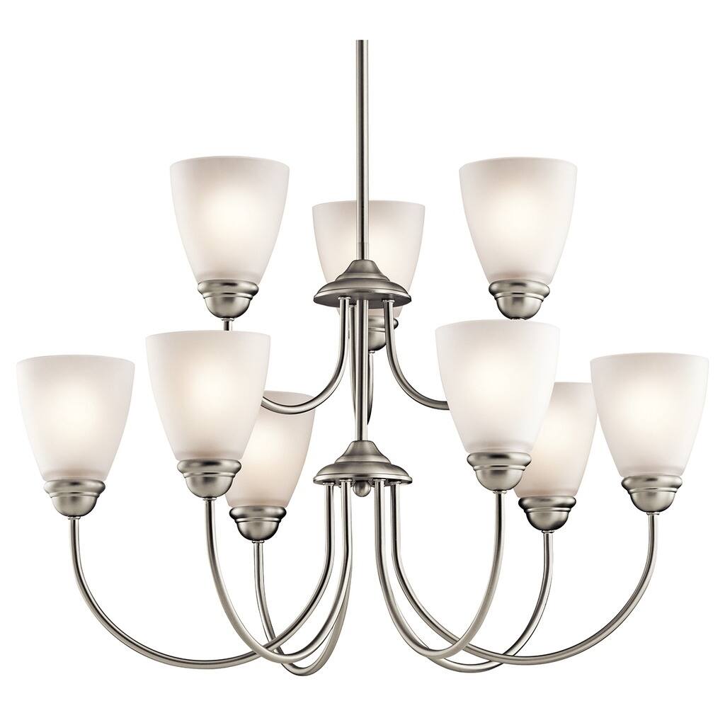 Kichler Lighting Jolie Collection 9-light Brushed Nickel Chandelier