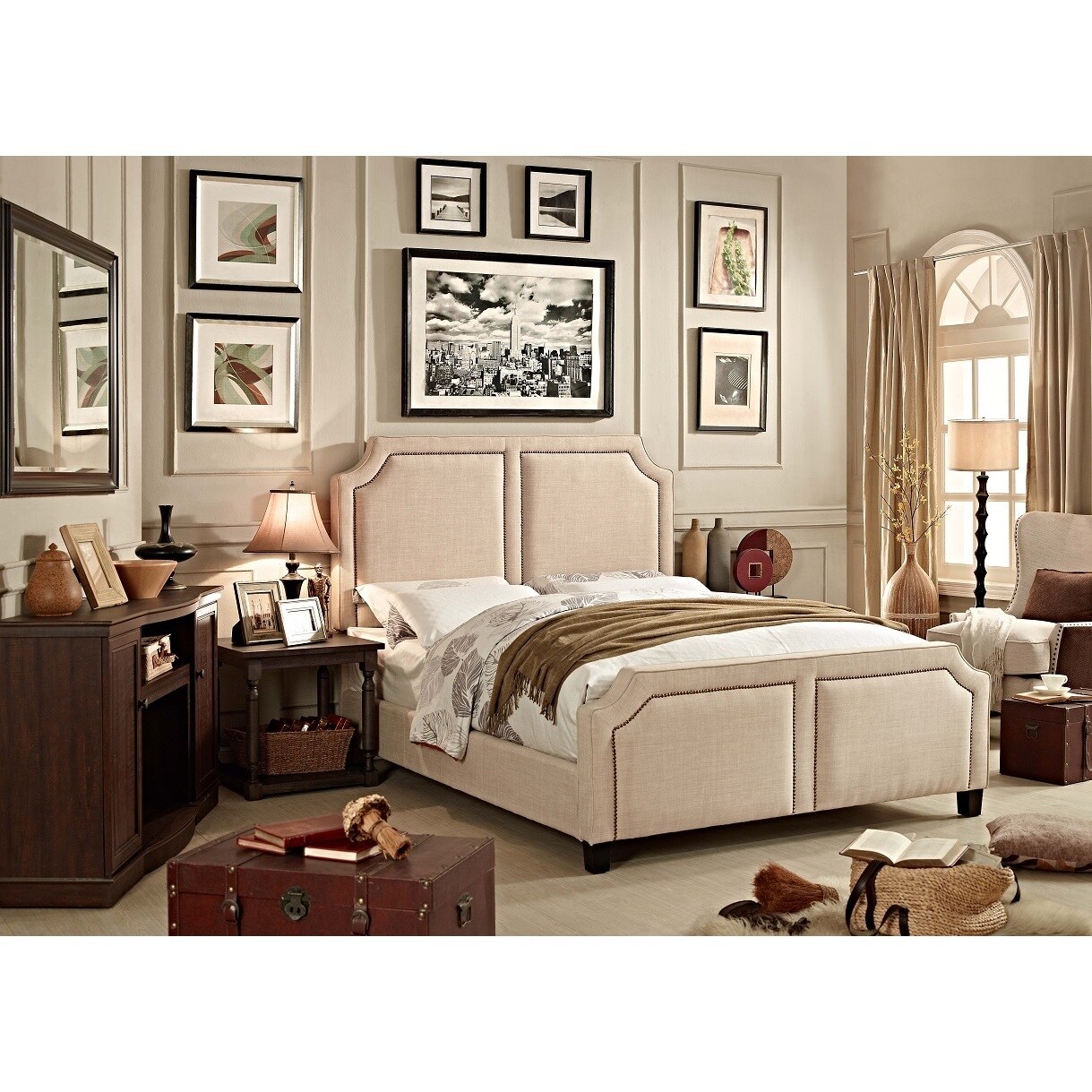 Moser Bay Furniture Sanibel Upholstery Bed