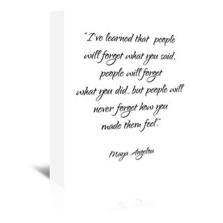 Maya Angelou by Pop Monica - Wrapped Canvas Wall Art