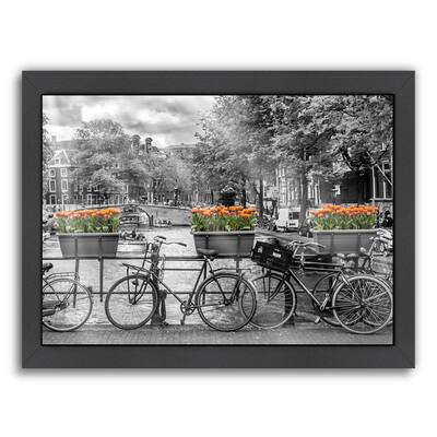 Melanie Viola Design 'Typical Amsterdam - Panoramic View' Giclee Print