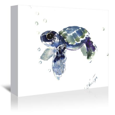 Babe Sea Turtle Art - Wrapped Canvas Wall Art