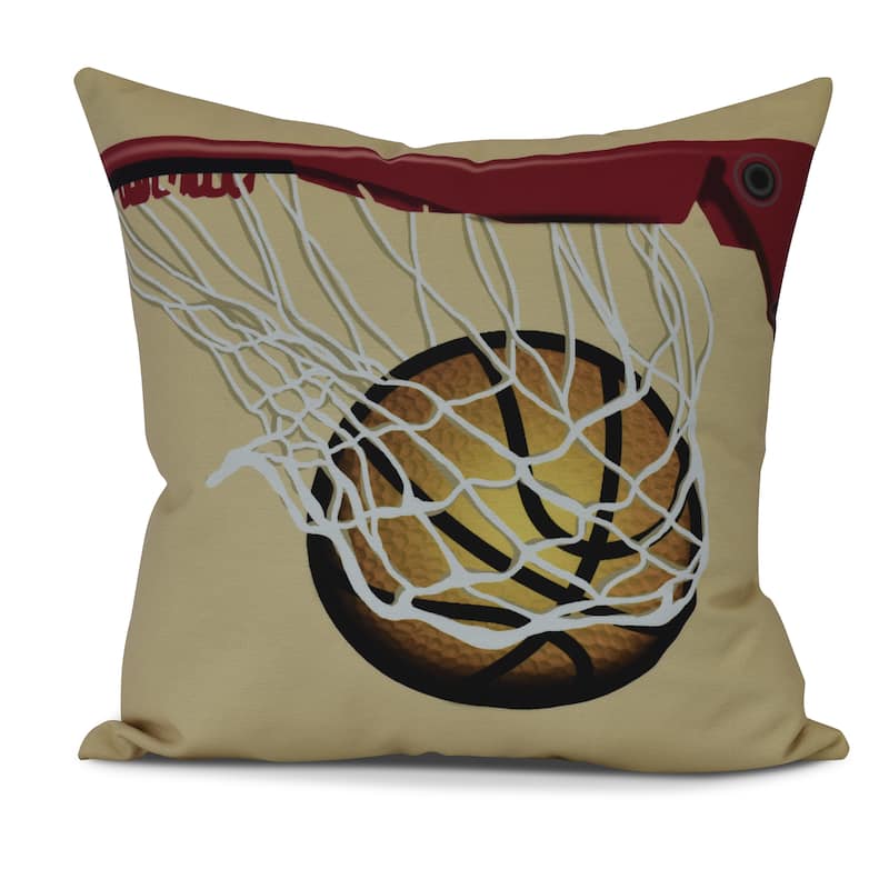 All Net Geometric Print Pillow - 16" x 16" - Yellow