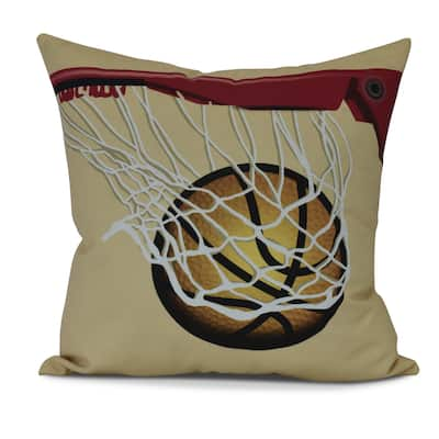 All Net Geometric Print Pillow