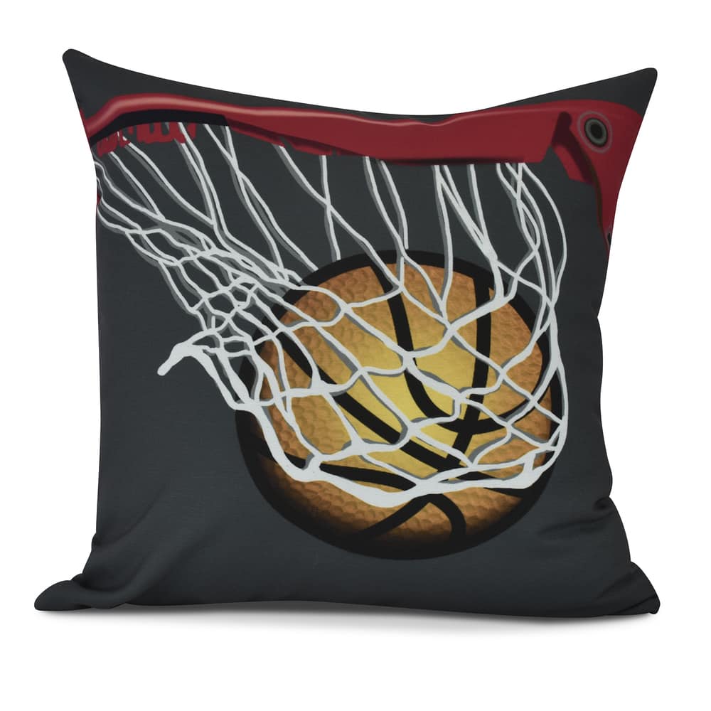 All Net Geometric Print Pillow