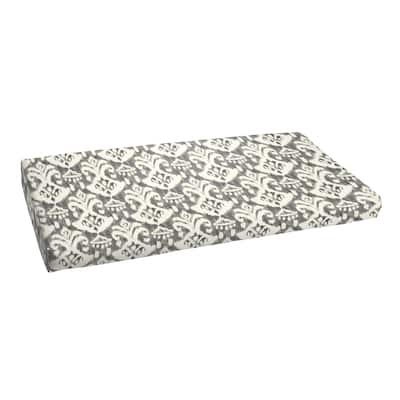 Rainford Grey/ Cream Indoor/ Outdoor Bench Bristol Cushion