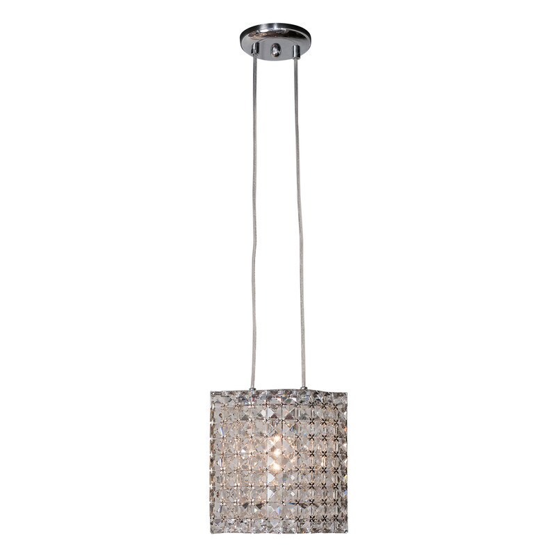 Vintage Crystal Single-pendant 40-watt Chandelier (Vintage Crystal- Single Pedant Chandelier) - Chandeliers For Bedrooms by Overstock.com