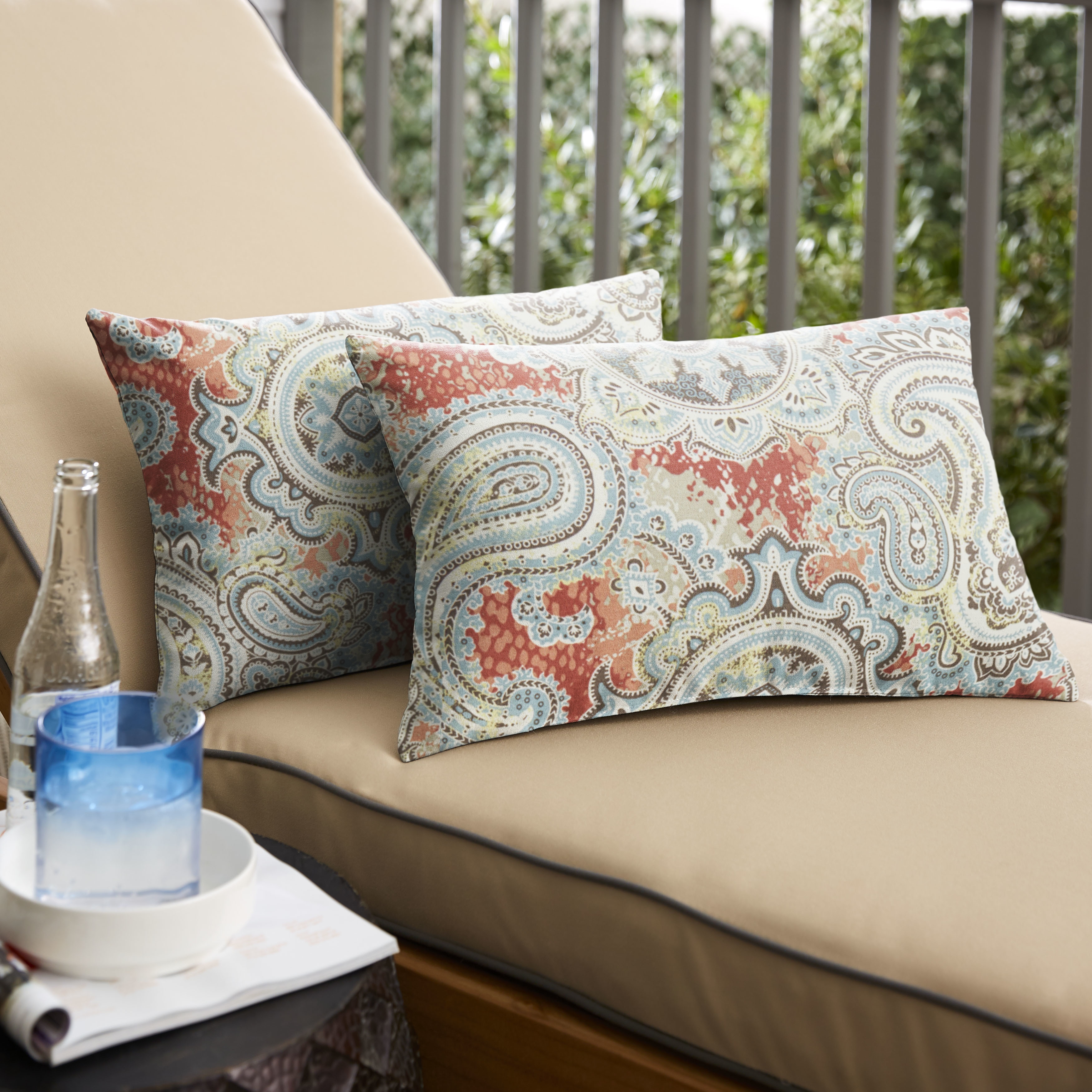 Shop Havenside Home Marion Coral Paisley Indoor Outdoor 13 X 20