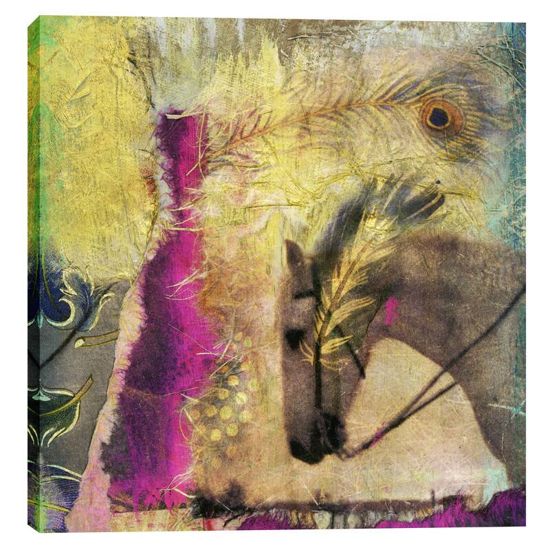 Epic Graffiti Elena Ray 'White Horse' Giclee Canvas Wall Art