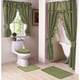 preview thumbnail 3 of 4, Starlite 11-Piece Shower Curtain and Window Curtain Bath Set
