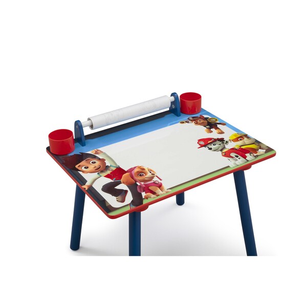 paw patrol on a roll art desk