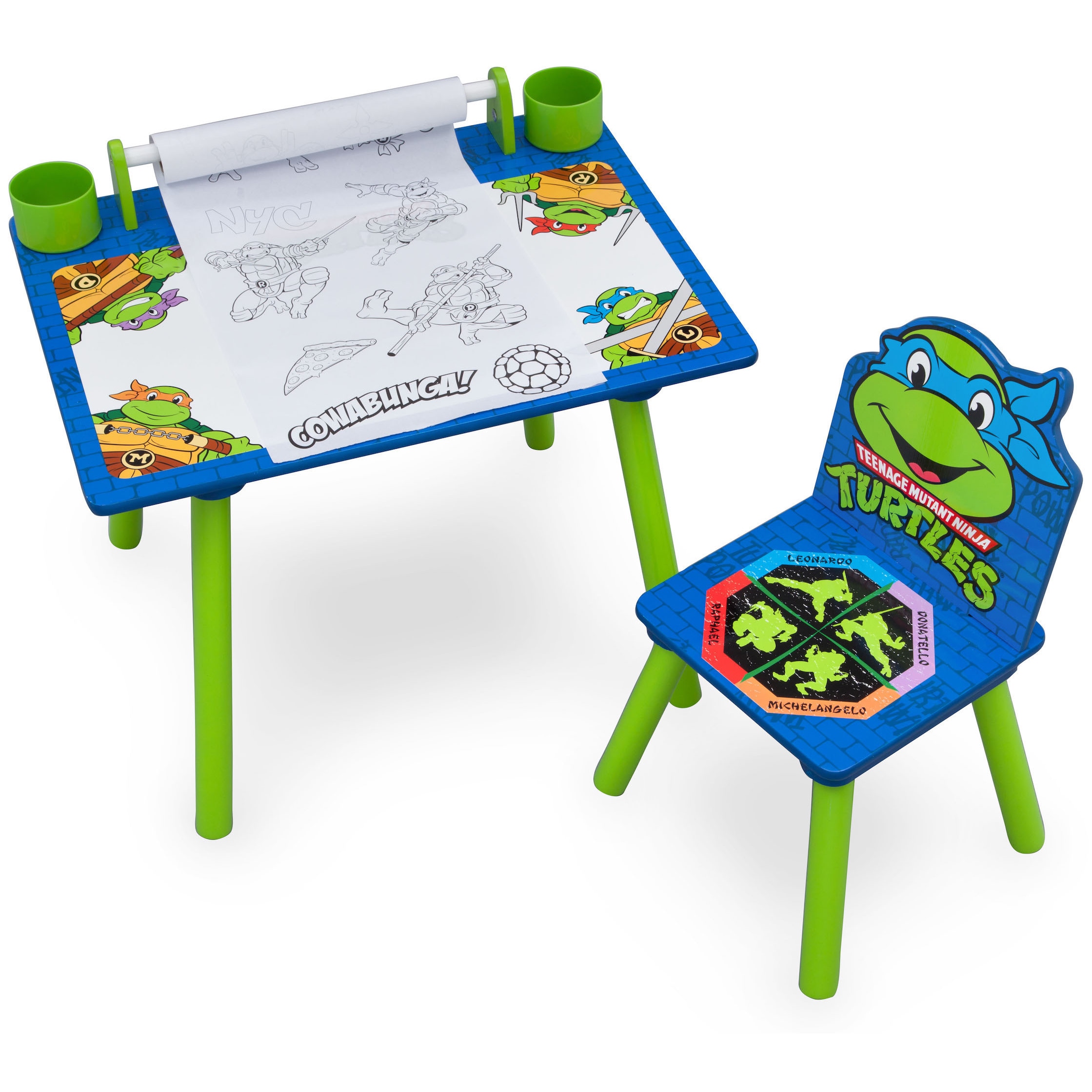 Nickelodeon Teenage Mutant Ninja Turtles Art Desk with Dry-Erase Tabletop  by Delta Children - Bed Bath \u0026 Beyond - 15020007, image size:2239x2239