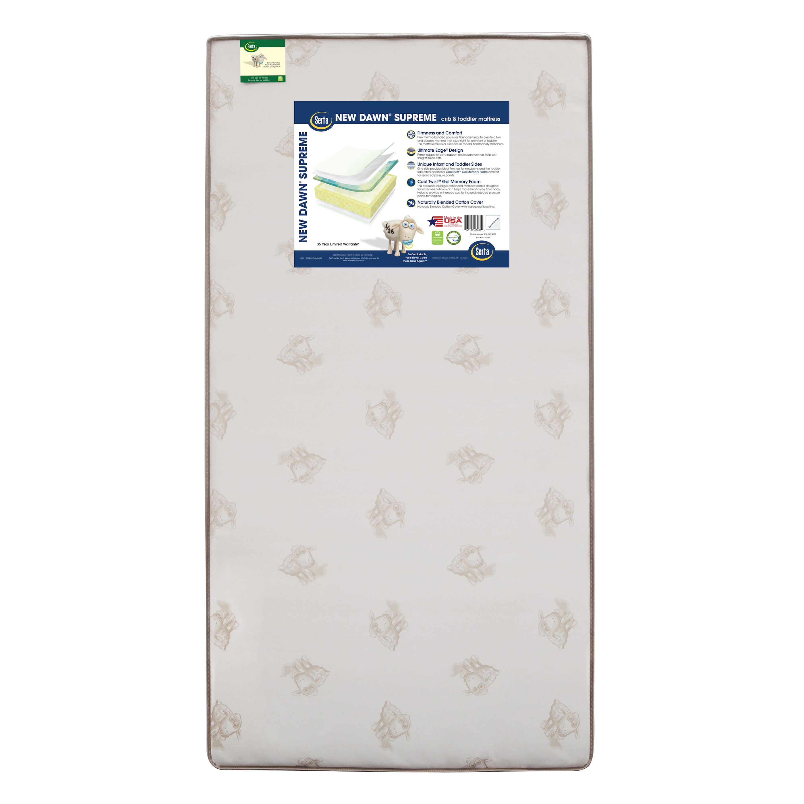 serta perfect rest supreme crib mattress