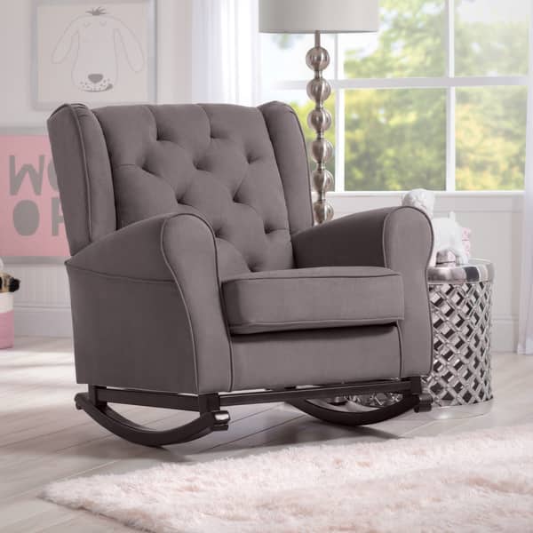Shop Delta Children Emma Nursery Rocking Chair Graphite Free