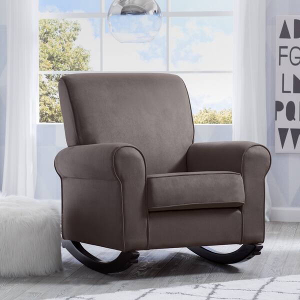 Delta Children Rowen Nursery Rocking Chair, Graphite Overstock 15020080
