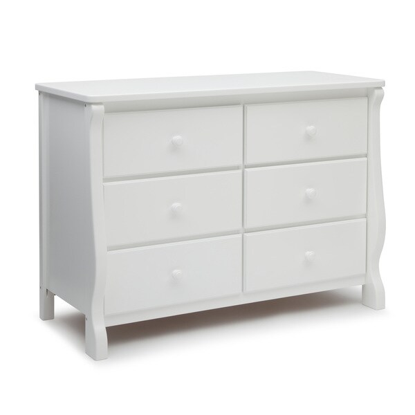 Delta Children Universal 6 Drawer Dresser White Free Shipping Delta Children Universal 6 Drawer Dresser White