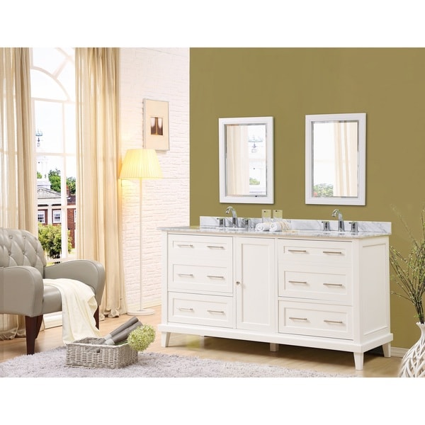 Direct Vanity Sink Winslow 70-inch White Vanity