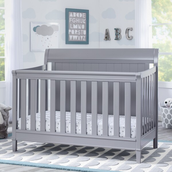 delta crib grey
