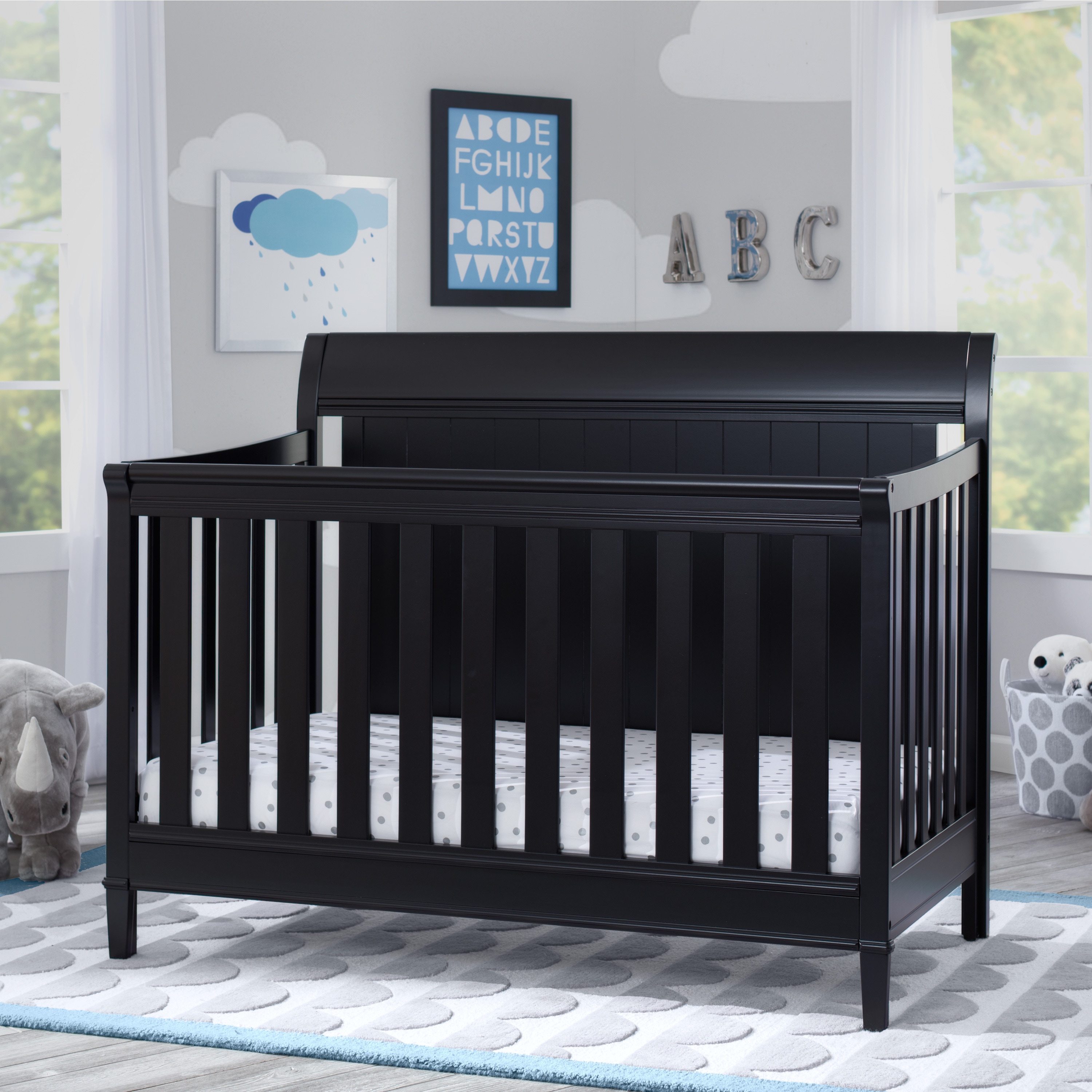 Ebony crib best sale