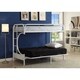 preview thumbnail 2 of 7, Acme Furniture Eclipse White Metal Twin XL-over-Queen Futon Bunk Bed