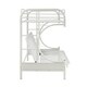 preview thumbnail 4 of 7, Acme Furniture Eclipse White Metal Twin XL-over-Queen Futon Bunk Bed