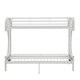 preview thumbnail 6 of 7, Acme Furniture Eclipse White Metal Twin XL-over-Queen Futon Bunk Bed